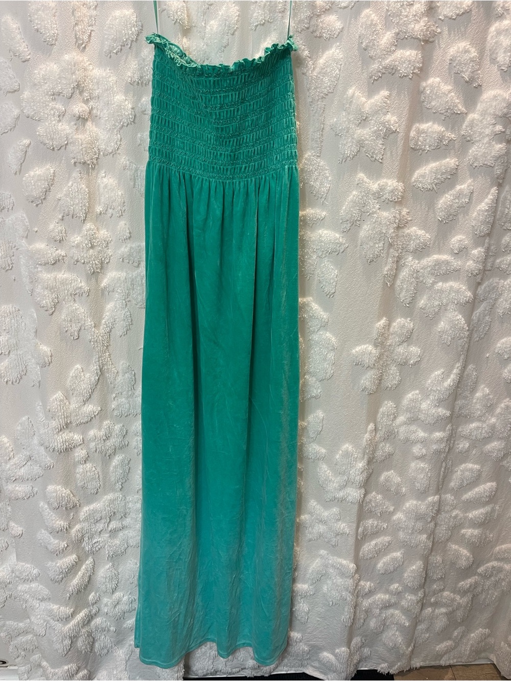 Y2K Juicy Couture strapless ombré maxi dress